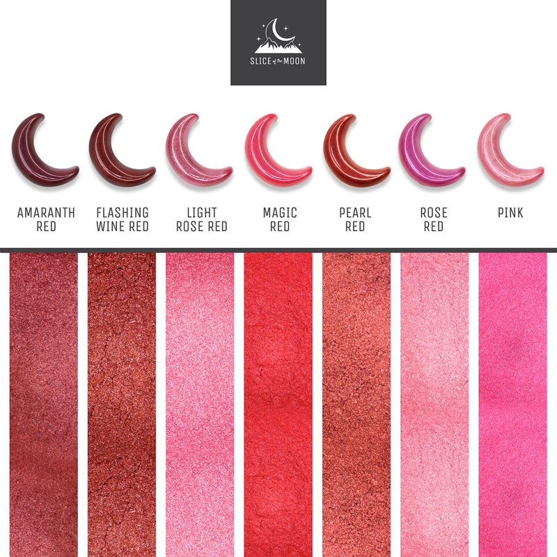 Slice of the Moon | Pearl Red Natural Mineral Mica Powder  0.88oz (25g) | for Personal or Professional Use - Cosmetics  Epoxy Resin Projects  Nail Polish  Soaps  Bath Bombs  and Art Projects - Image 2